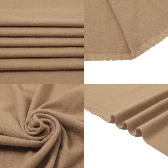 🆕 Women Brown Wedding Evening Dress Pashmina Shawl Winter Foulard Femme Wraps - Picture 7 of 7